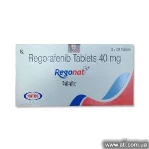 Regonat 40 mg Regorafenib Tablet