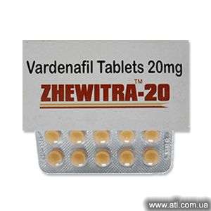 Zhewitra Vardenafil 20 mg Tablet