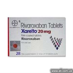 Xarelto 20 mg Rivaroxaban 