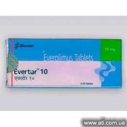   Evertor Everolimus 10 mg 