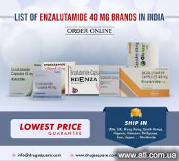   Indian brands of Enzalutamide 40 mg