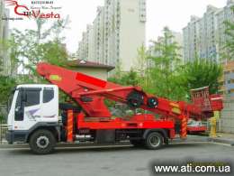 Увеличить фото Автовышка на базе Daewoo Novus