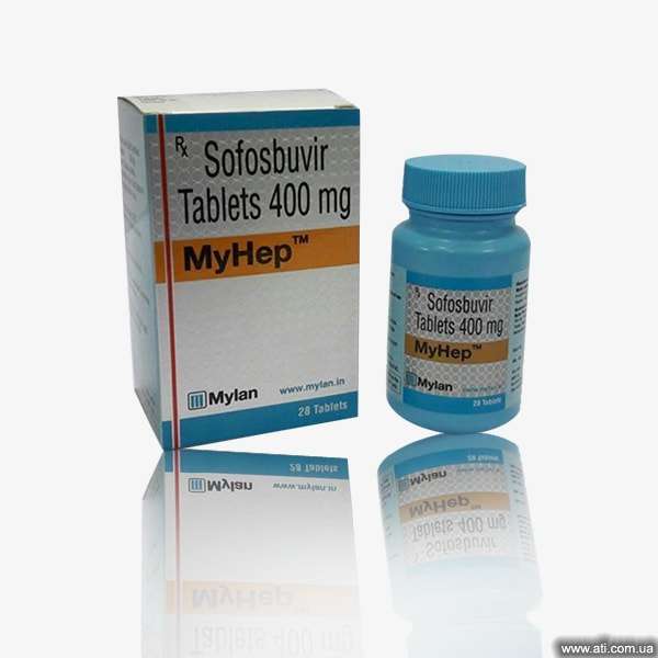 Myhep Sofosbuvir 400 мг таблетка